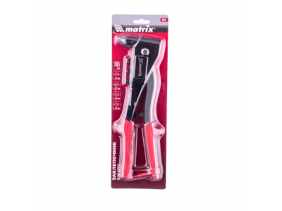 Заклепочник литой, 260 мм, заклепки 2,4-3,2-4,0-4,8 мм Matrix