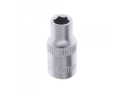 головка торцевая 6-гранная 1/4dr. 5.5мм от AV STEEL головка торцевая 6-гранная 1/4dr. 5.5мм
