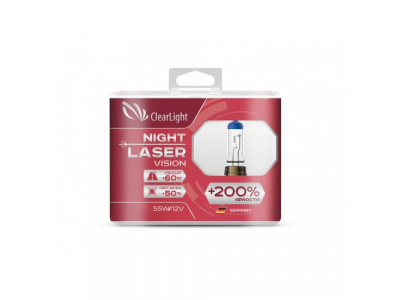 Лампа HB3(Clearlight)12V-65W Night Laser Vision +200% Light (2 шт.) от ClearLight Лампа HB3(Clearlight)12V-65W Night Laser Vision +200% Light (2 шт.)
